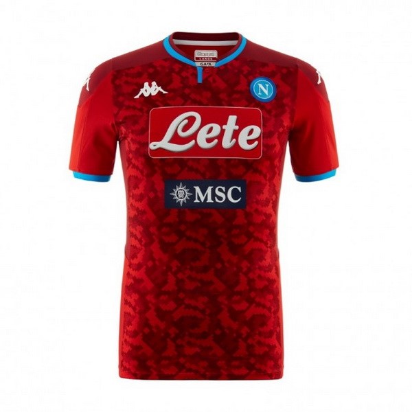 Maillot Football Naples Gardien 2019-20 Rouge